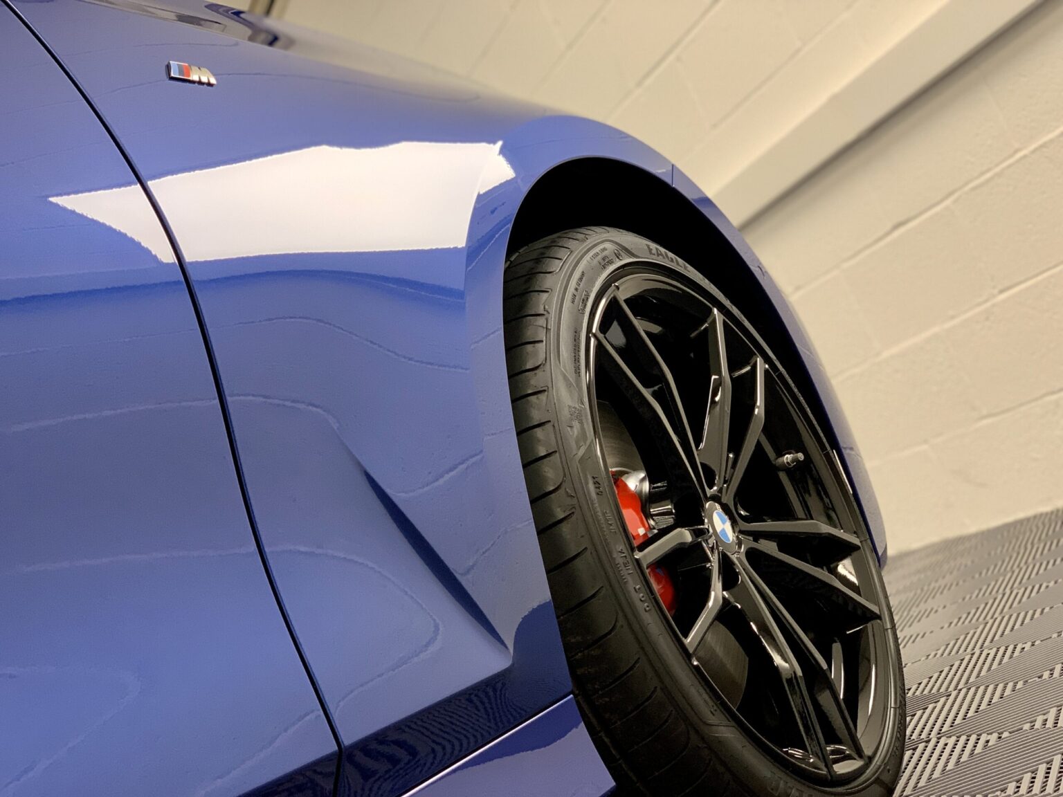 Paint protection film installation on a customer vehicle